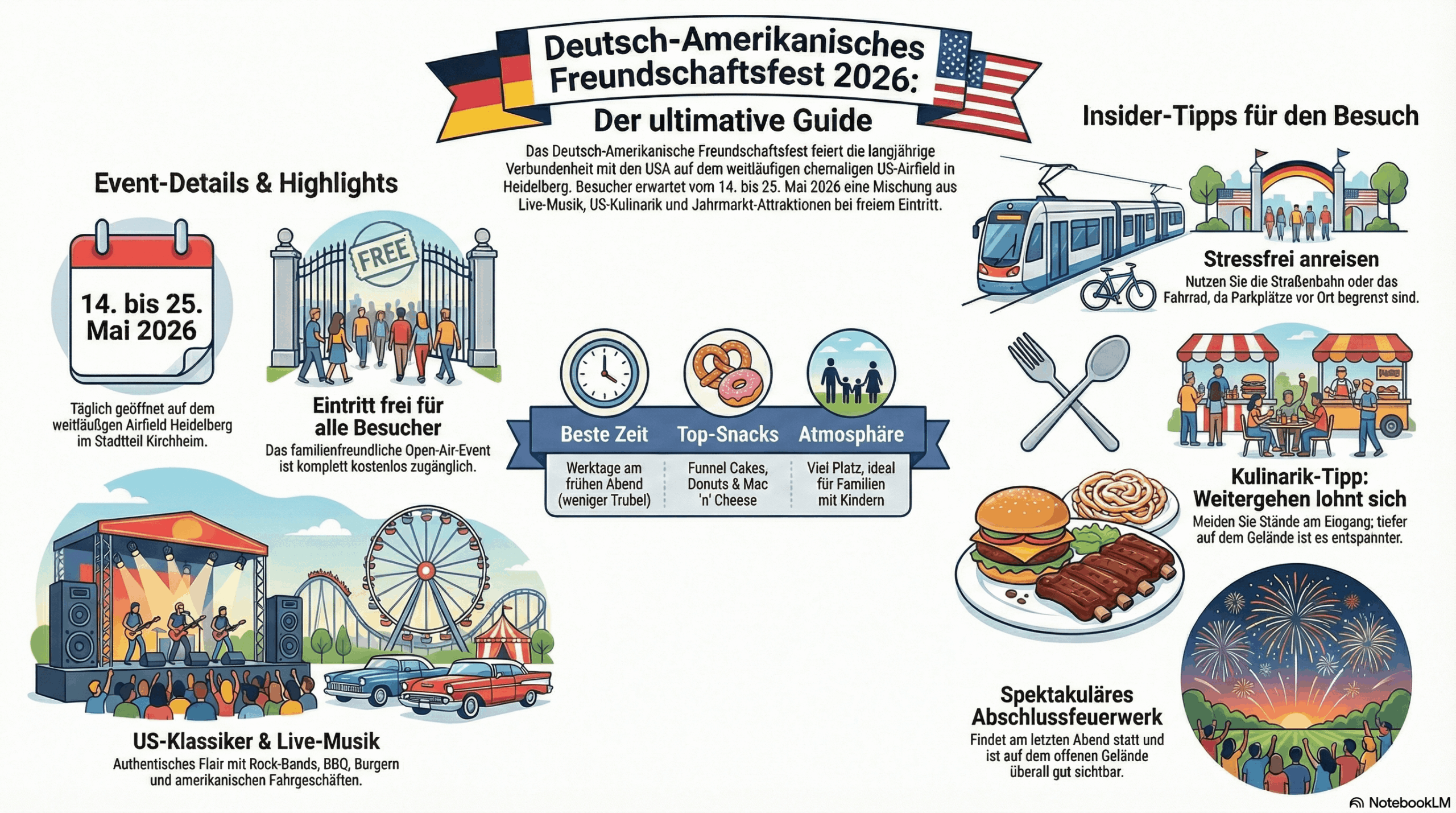 Mehr über den Artikel erfahren Deutsch-Amerikanisches Freundschaftsfest Heidelberg 2026: Termine, Programm & Insider-Tipps